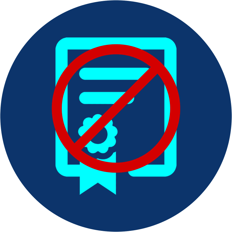 No Industry Certification